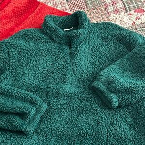 GAP Teal Sherpa Fleece XXL